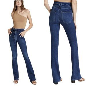 Veronica Beard Giselle High Rise Flared Jeans in Blue Size 32/14
